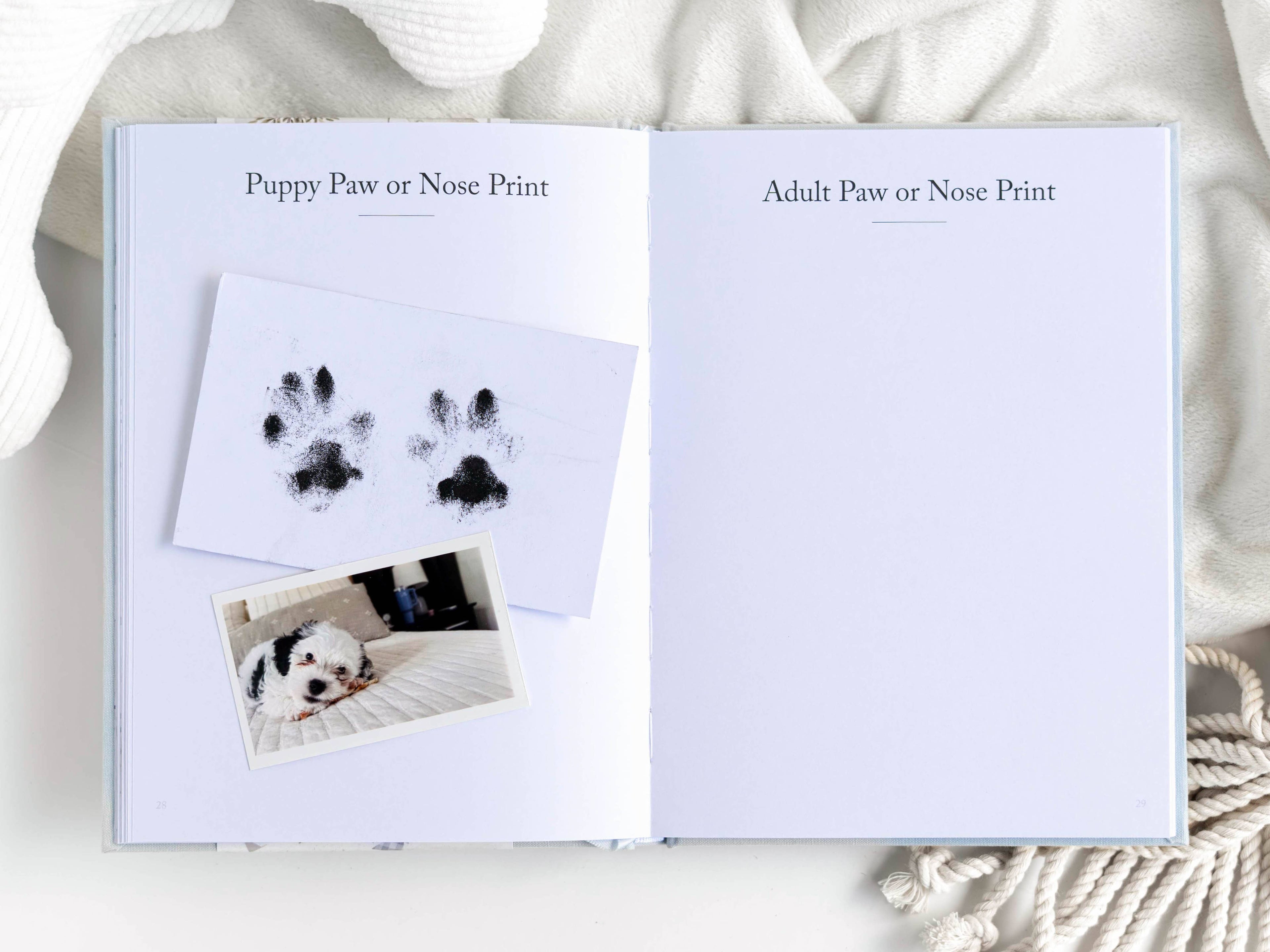 Dog Memory Book and Puppy Keepsake Journal