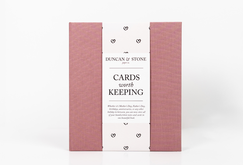 Cards Worth Keeping Journal | Birthday Card Organizer Book