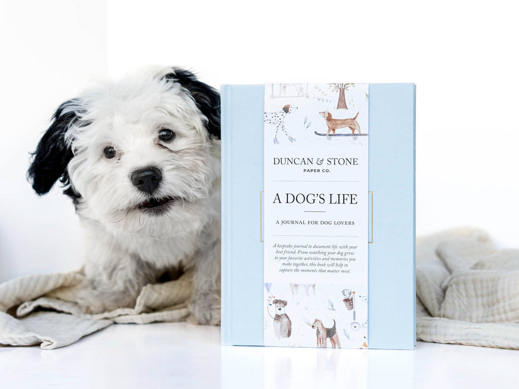 Dog Memory Book and Puppy Keepsake Journal