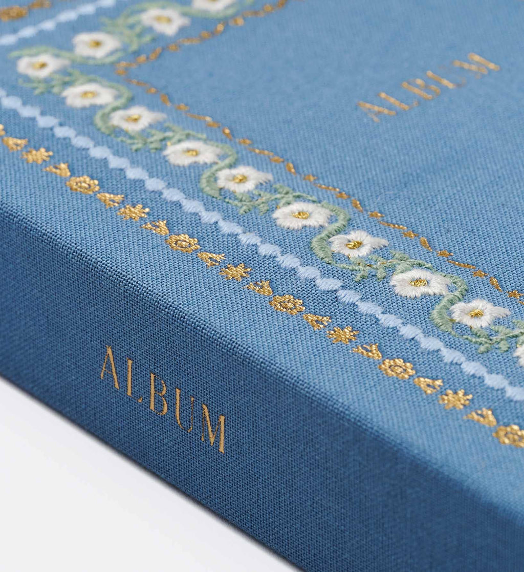 Delphine Embroidered Small Photo Album