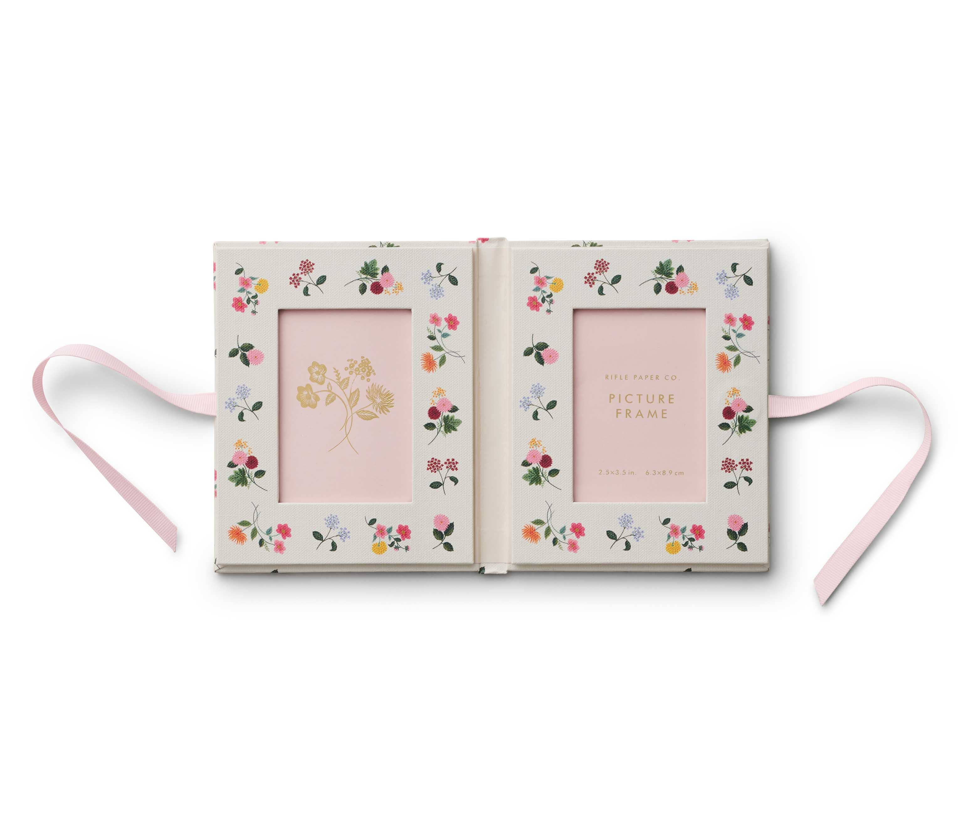 Ditsy Dahlia Folio Paper Wrapped Picture Frame