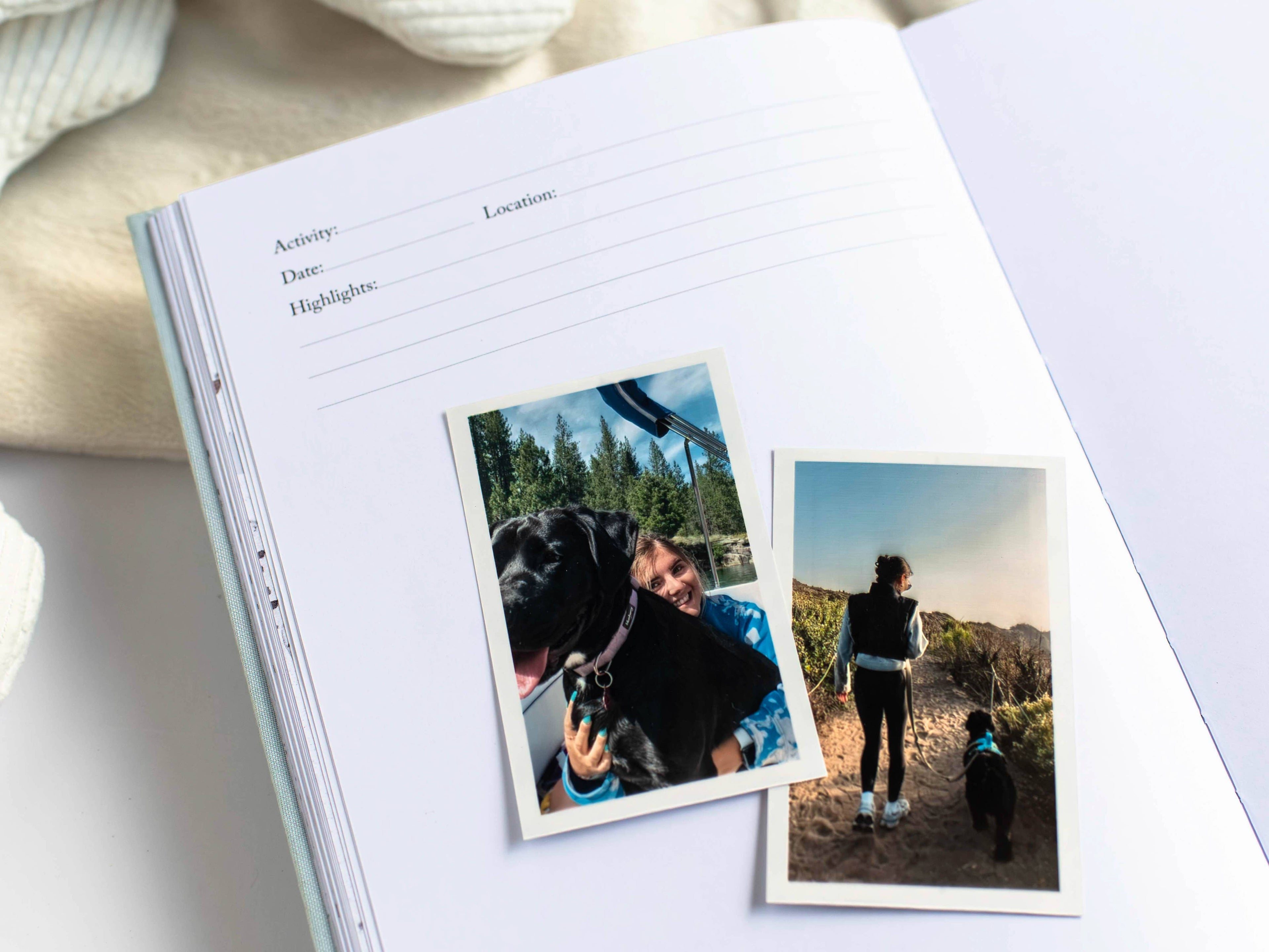 Dog Memory Book and Puppy Keepsake Journal